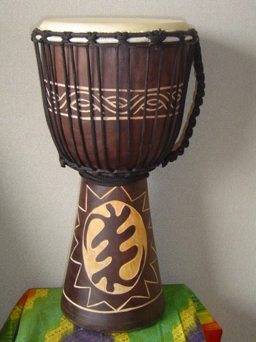Sale deep carved djembe - -, 20"